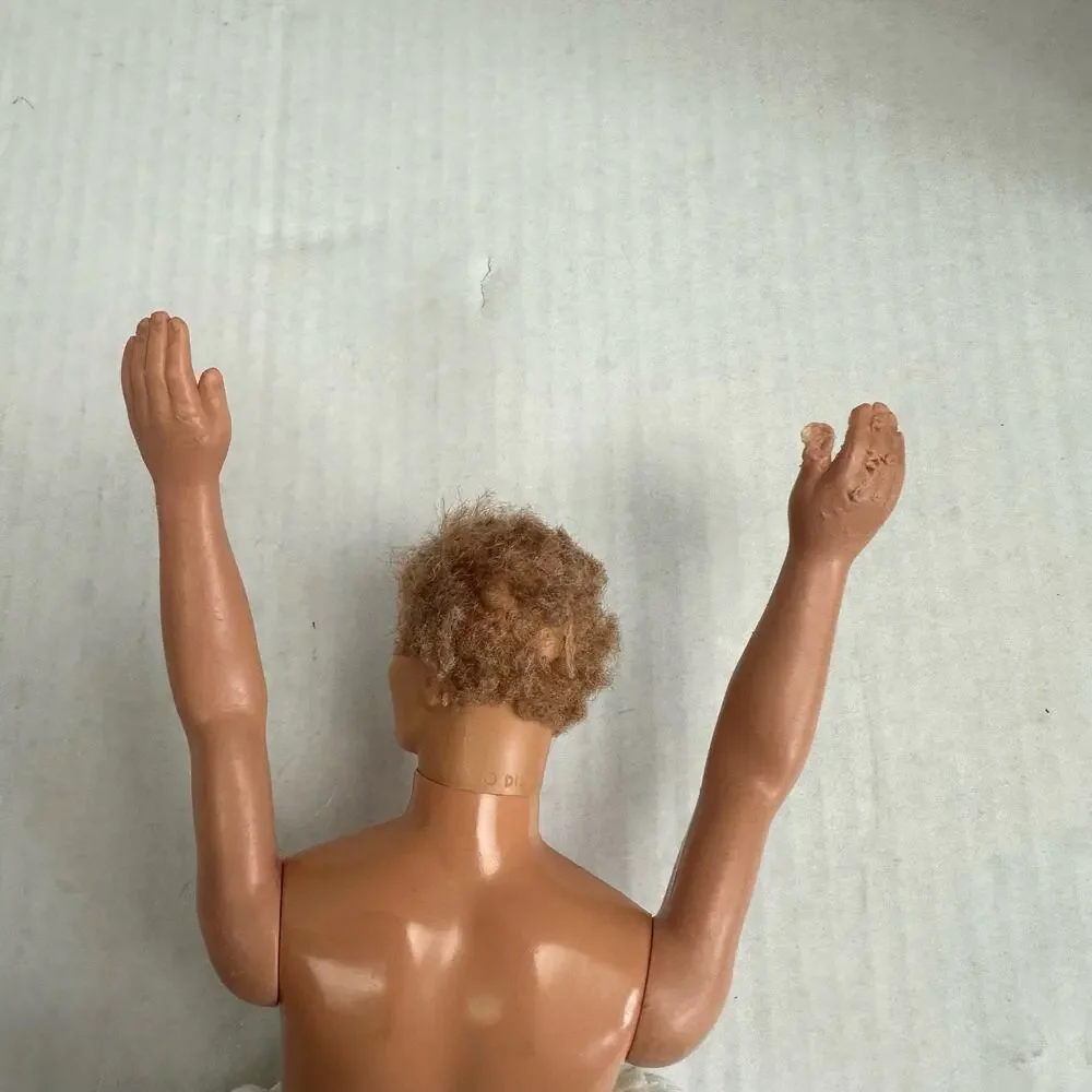 Mattel 1968 Ken Doll Disney Beauty & The Beast Prince Adam Barbie Rooted Hair